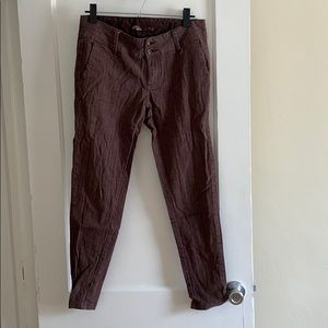 Prana houndstooth crop pants